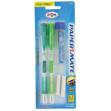 Sanford Clear Point Mechanical Pencil Kit, 6PK 56047